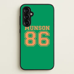 Munson 86 - Green  - Stranger Things Phone Case for Galaxy A54