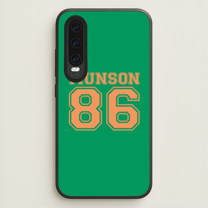 Munson 86 - Green  - Stranger Things Phone Case for Huawei P30