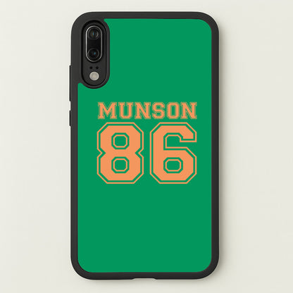 Munson 86 - Green  - Stranger Things Phone Case for Huawei P20