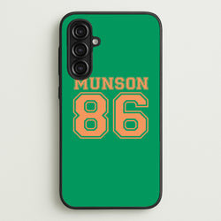 Munson 86 - Green  - Stranger Things Phone Case for Galaxy A16