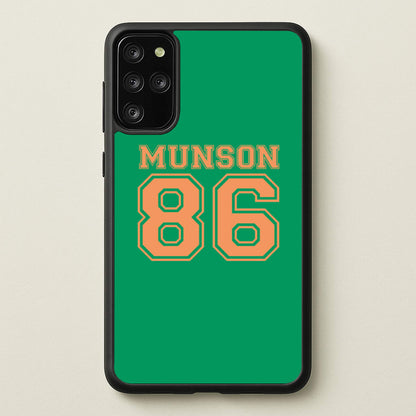 Munson 86 - Green  - Stranger Things Phone Case for Galaxy S20 Plus