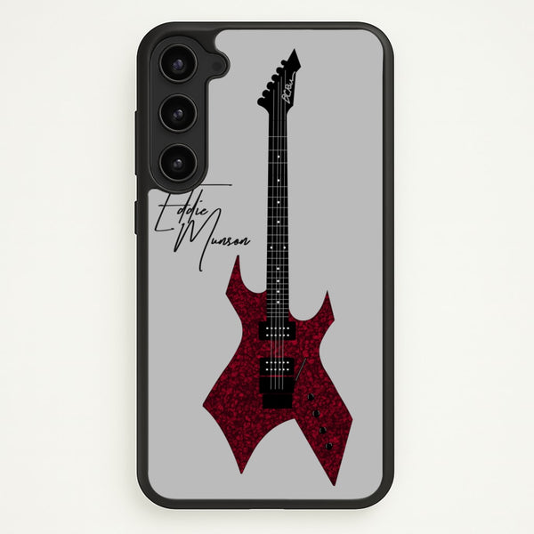 Eddie Munson Guitar  - Stranger Things Phone Case for Galaxy S23 Plus