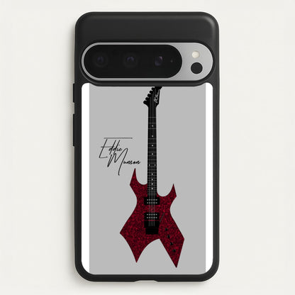 Eddie Munson Guitar  - Stranger Things Phone Case for Google Pixel 9 Pro XL