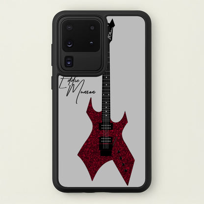 Eddie Munson Guitar  - Stranger Things Phone Case for Galaxy S20 Ultra