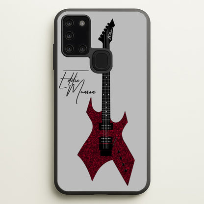 Eddie Munson Guitar  - Stranger Things Phone Case for Galaxy A21s