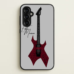 Eddie Munson Guitar  - Stranger Things Phone Case for Galaxy A54