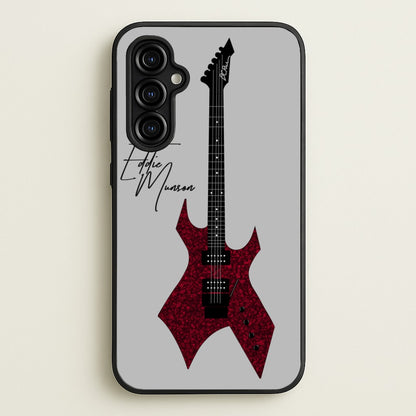 Eddie Munson Guitar  - Stranger Things Phone Case for Galaxy A54