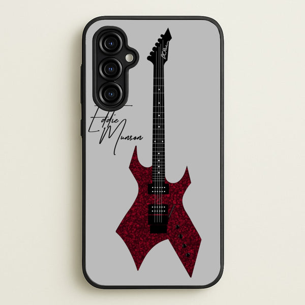 Eddie Munson Guitar  - Stranger Things Phone Case for Galaxy A54