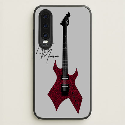 Eddie Munson Guitar  - Stranger Things Phone Case for Huawei P30