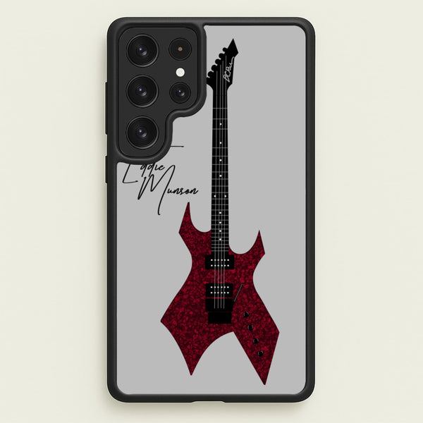 Eddie Munson Guitar  - Stranger Things Phone Case for Galaxy S23 Ultra