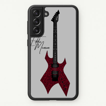 Eddie Munson Guitar  - Stranger Things Phone Case for Galaxy S21FE