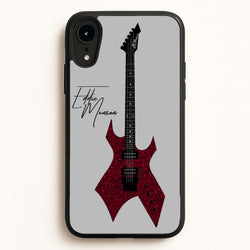 Eddie Munson Guitar  - Stranger Things Phone Case for iPhone XR
