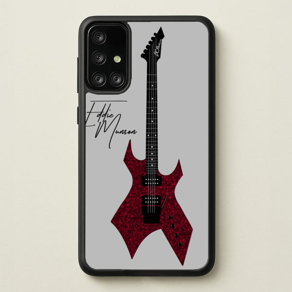 Eddie Munson Guitar  - Stranger Things Phone Case for Galaxy A71