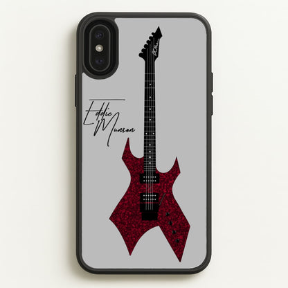 Eddie Munson Guitar  - Stranger Things Phone Case for iPhone XS Max