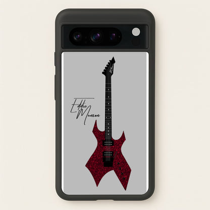 Eddie Munson Guitar  - Stranger Things Phone Case for Google Pixel 8 Pro