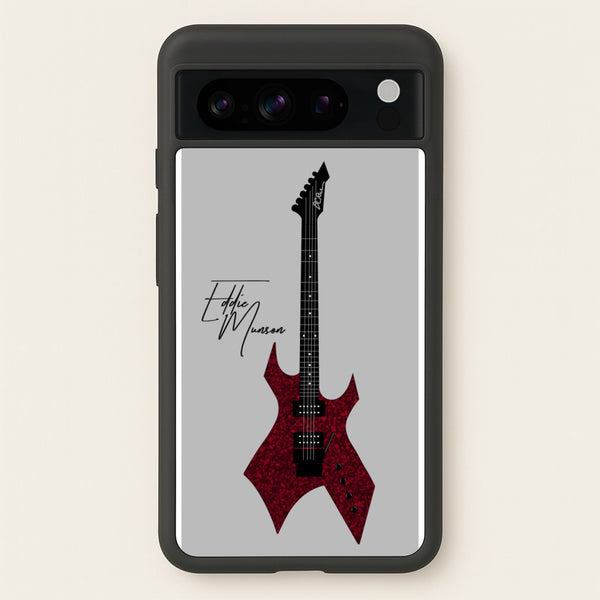 Eddie Munson Guitar  - Stranger Things Phone Case for Google Pixel 8 Pro