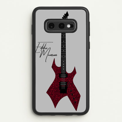 Eddie Munson Guitar  - Stranger Things Phone Case for Galaxy S10e