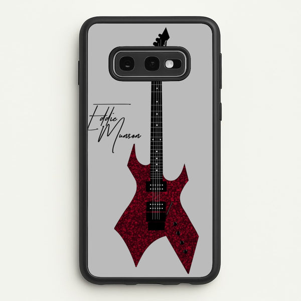 Eddie Munson Guitar  - Stranger Things Phone Case for Galaxy S10e