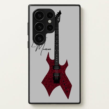 Eddie Munson Guitar  - Stranger Things Phone Case for Galaxy S24 Ultra