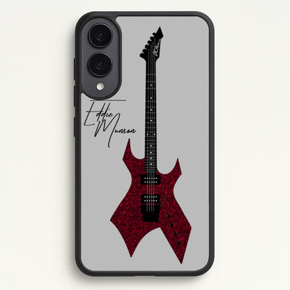 Eddie Munson Guitar  - Stranger Things Phone Case for Galaxy S25 Edge
