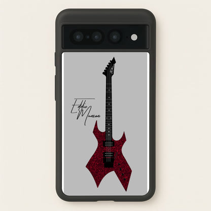 Eddie Munson Guitar  - Stranger Things Phone Case for Google Pixel 7 Pro