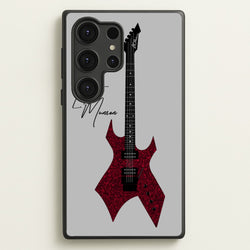 Eddie Munson Guitar  - Stranger Things Phone Case for Galaxy S25 Ultra