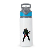 Eddie Munson Playing Guitar Active Water Bottle 2