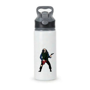 Eddie Munson Playing Guitar Active Water Bottle 1