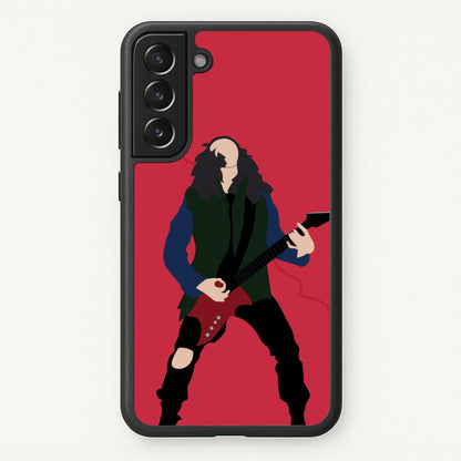 Eddie Munson Playing Guitar  - Stranger Things Phone Case for Galaxy S22
