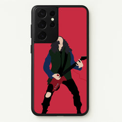 Eddie Munson Playing Guitar  - Stranger Things Phone Case for Galaxy S21 Ultra