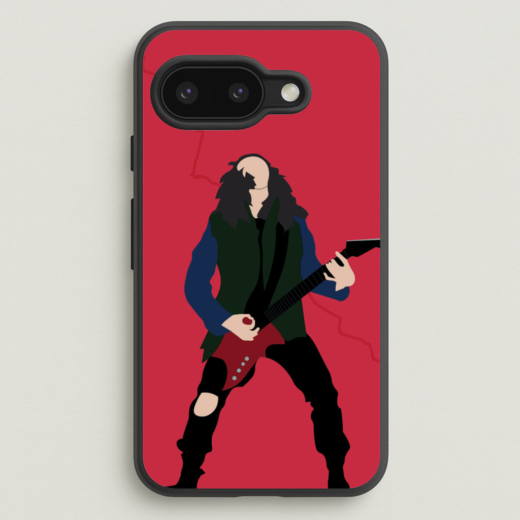Eddie Munson Playing Guitar  - Stranger Things Phone Case for Google Pixel 9a