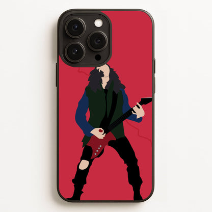 Eddie Munson Playing Guitar  - Stranger Things Phone Case for iPhone 12 Pro Max