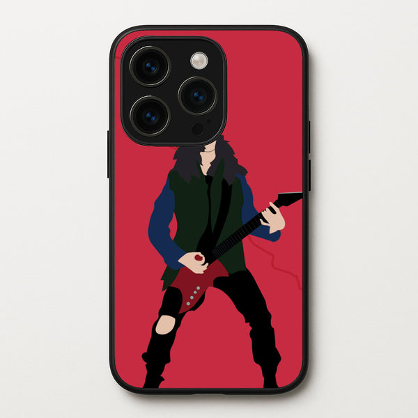 Eddie Munson Playing Guitar  - Stranger Things Phone Case for iPhone 15 Pro
