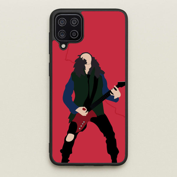 Eddie Munson Playing Guitar  - Stranger Things Phone Case for Galaxy A12