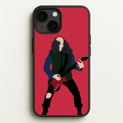 Eddie Munson Playing Guitar  - Stranger Things Phone Case for iPhone 13 Mini