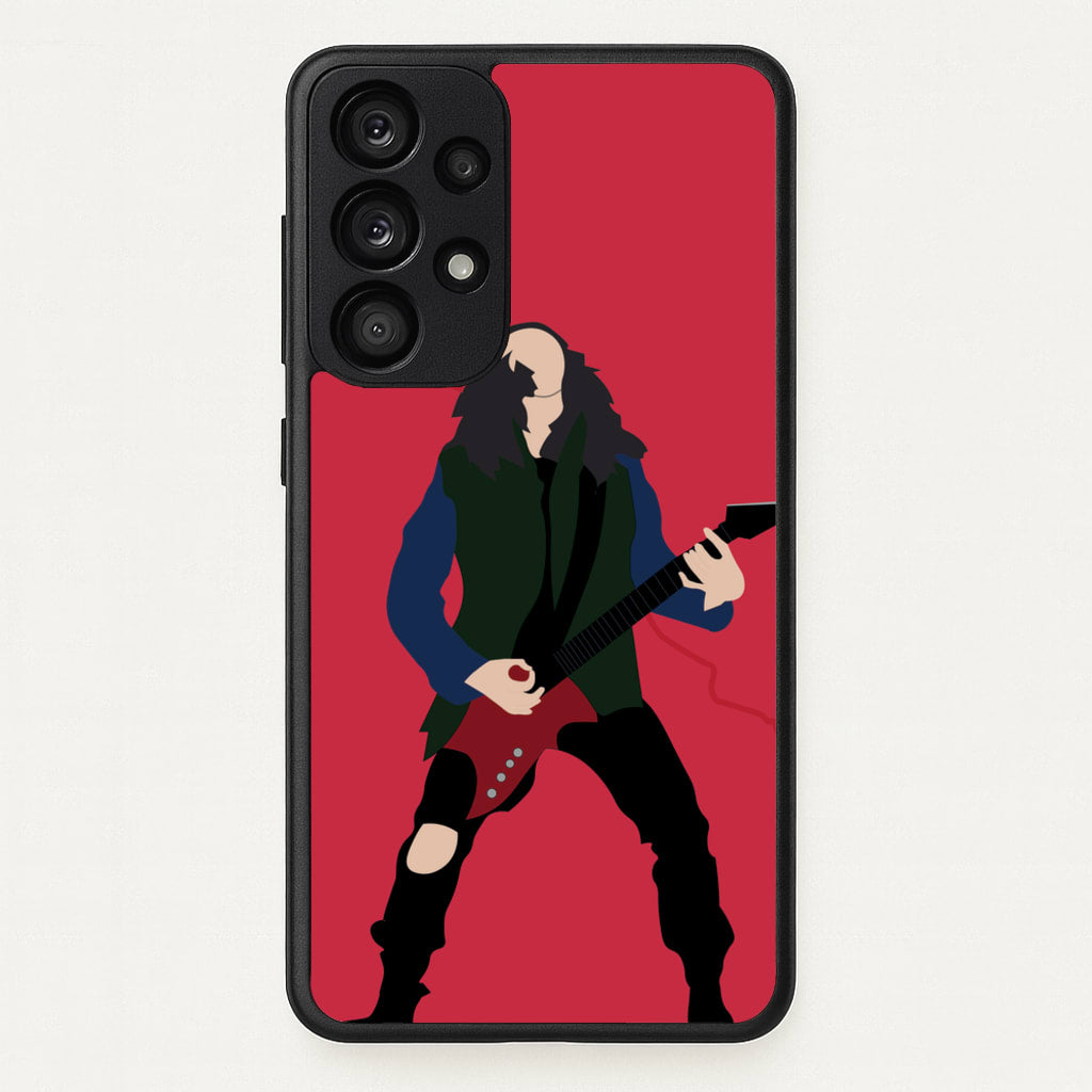 Eddie Munson Playing Guitar  - Stranger Things Phone Case for Galaxy A33