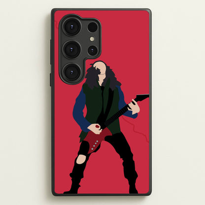 Eddie Munson Playing Guitar  - Stranger Things Phone Case for Galaxy S25 Ultra