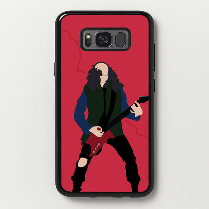 Eddie Munson Playing Guitar  - Stranger Things Phone Case for Galaxy S8