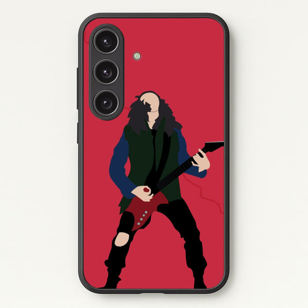 Eddie Munson Playing Guitar  - Stranger Things Phone Case for Galaxy S25