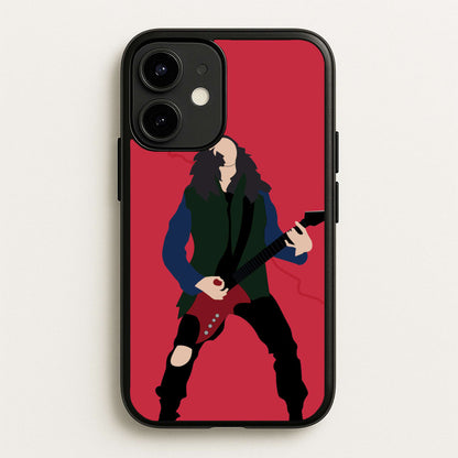 Eddie Munson Playing Guitar  - Stranger Things Phone Case for iPhone 12 / 12 Pro