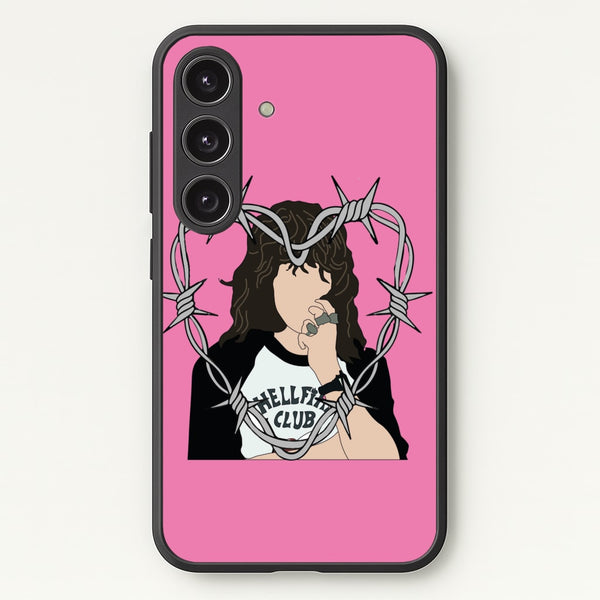 Eddie Heart  - Stranger Things Phone Case for Galaxy S24