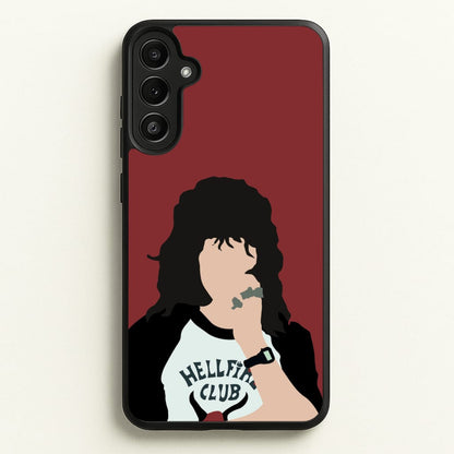 Eddie Munson Hellfire  - Stranger Things Phone Case for Galaxy A34