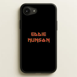 Eddie Munson Text  - Stranger Things Phone Case for iPhone 16e