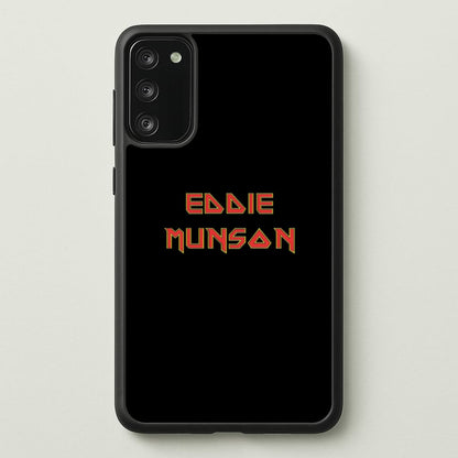 Eddie Munson Text  - Stranger Things Phone Case for Galaxy A41