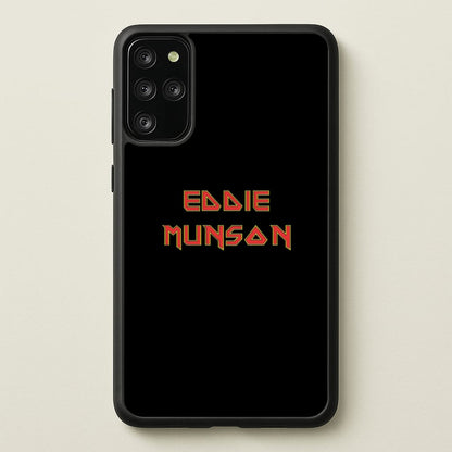 Eddie Munson Text  - Stranger Things Phone Case for Galaxy S20 Plus