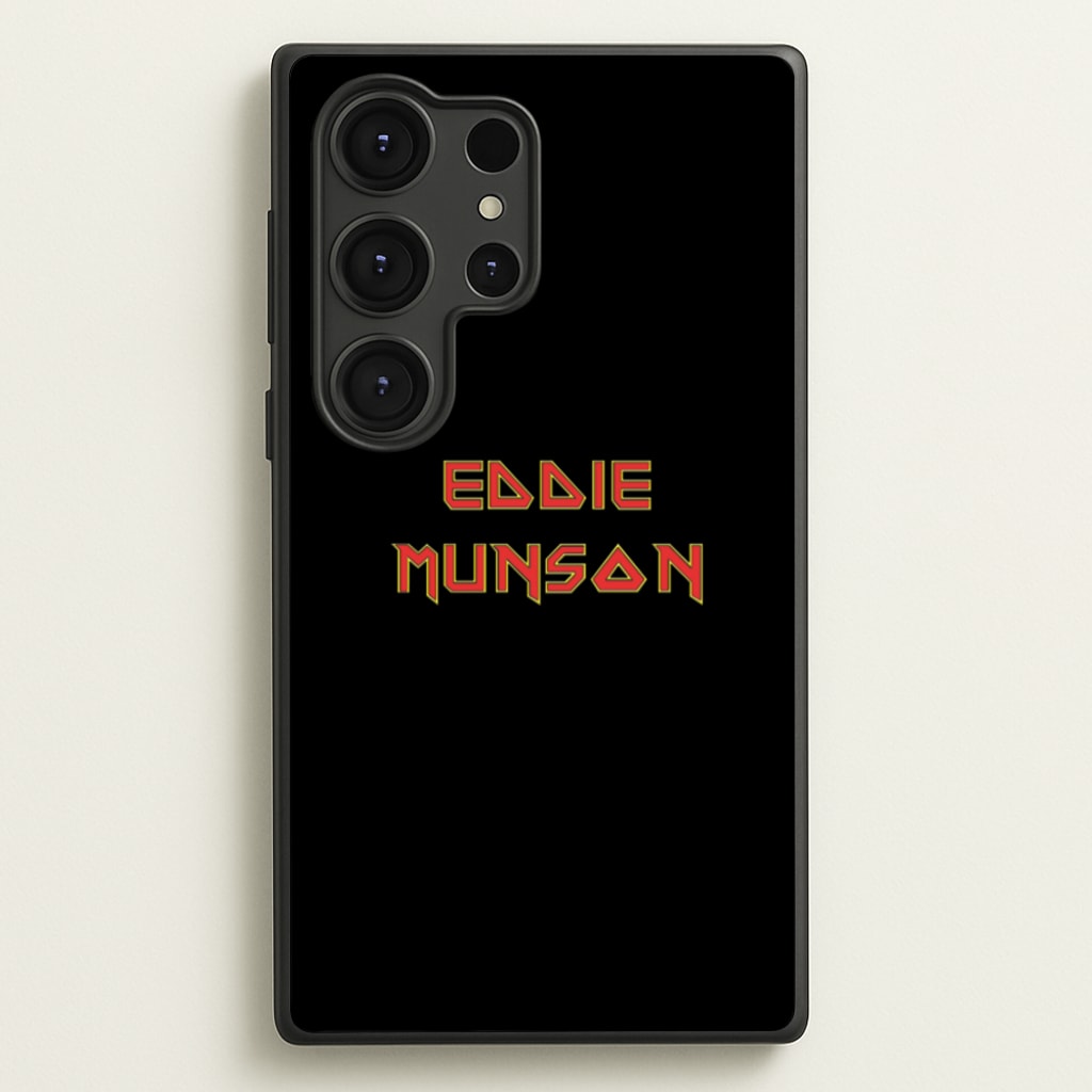 Eddie Munson Text  - Stranger Things Phone Case for Galaxy S25 Ultra