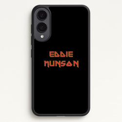 Eddie Munson Text  - Stranger Things Phone Case for Galaxy S25 Edge