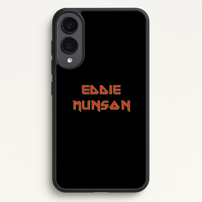 Eddie Munson Text  - Stranger Things Phone Case for Galaxy S25 Edge