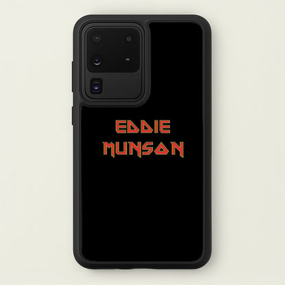 Eddie Munson Text  - Stranger Things Phone Case for Galaxy S20 Ultra