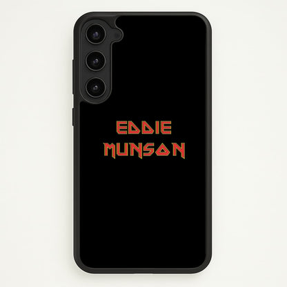 Eddie Munson Text  - Stranger Things Phone Case for Galaxy S23